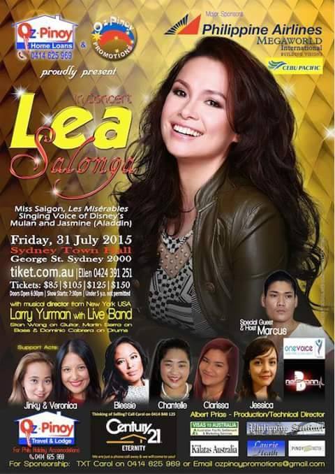 Lea Salonga in Sydney