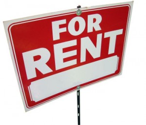 for rent sign