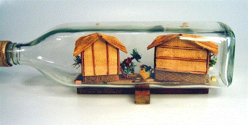 Houses in a bottle