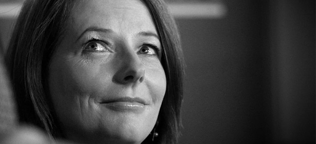 The Prime Minister Julia Gillard